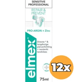 12x Elmex Tandpasta Sensitive Professional Repair & Prevent (12 x 75 ml)