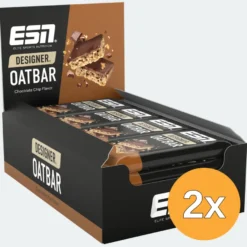 2x ESN Designer Oatbar Chocolate Chip (12 x 100g)