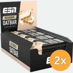 2x ESN Designer Oatbar Crunchy Yogurt (12 x 100g)
