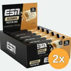 2x ESN Designer Protein Bar Cinnamon Cereal (12 x 45 gr)