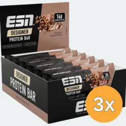 3x ESN Designer Protein Bar Hazelnut Nougat (12 x 45 gr)