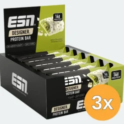 3x ESN Designer Protein Bar/White Chocolate Pistaccio (12 x 45 gr)