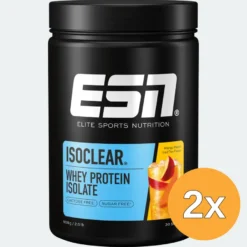 2x ESN ISOCLEAR Whey Isolate Mango Peach Iced Tea (908 gr)