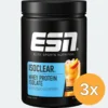 3x ESN ISOCLEAR Whey Isolate Peach Iced Tea (908 gr)