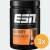 3x ESN Iso Whey Protein Milk Chocolate (908 gr)
