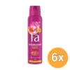 6x Fa Deodorant Spray Energising Sunset Dream (150 ml)
