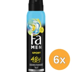 6x Fa Deodorant spray sport (150 ml)