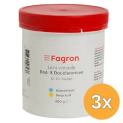 3x Fagron Douchecreme Dr de Swaan (400 gr)