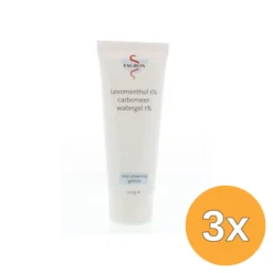 3x Fagron Levomenthol 1% in carbom (100 gr)