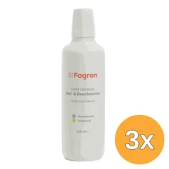 3x Fagron Licht Vettende Bad & Douchelotion (250 ml)