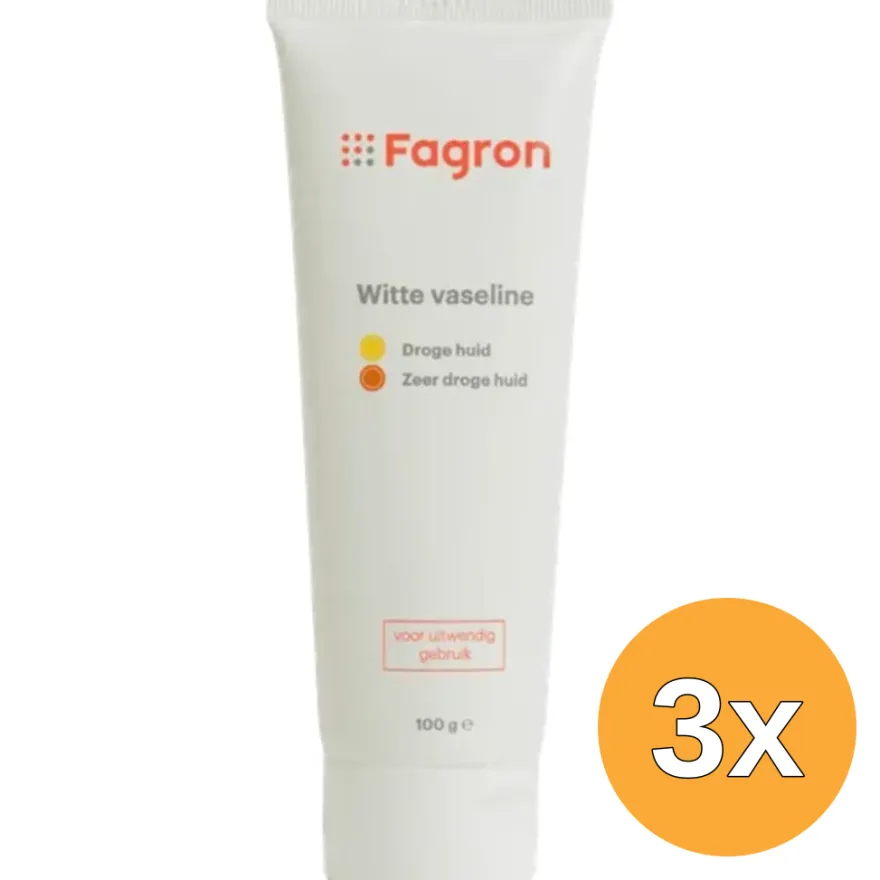 3x Fagron Witte Vaseline (30 gr)