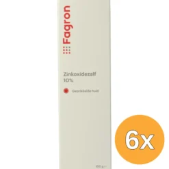 6x Fagron Zinkoxidezalf 10% (100 gr)