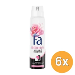 6x Fa Invisible Sensitive Antitranspirant Spray (150 ml)