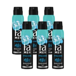 6x Fa Men Deodorant Spray Extra Cool (150 ml)