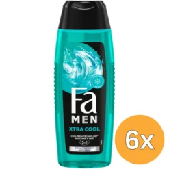 6x Fa Men 3in1 Douchegel Xtra Cool (250 ml)