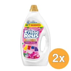 2x Frisse Reus Wasmiddel Gel Orchidee (3465 ml)