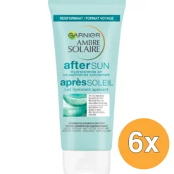 6x Garnier Ambre Solaire Aftersun Melk (100 ml)