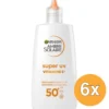 6x Garnier Ambre Solaire Fluid Vitamine C Anti-Pigmentvlekken Super UV SPF 50+ (40 ml)