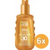 6x Garnier Ambre Solaire Ideal Bronze Melkspray SPF 30 (150 ml)