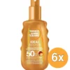 6x Garnier Ambre Solaire Ideal Bronze Melkspray SPF 50 (150 ml)