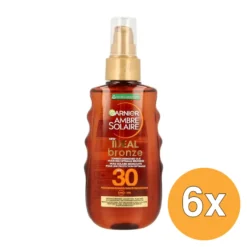 6x Garnier Ambre Solaire Zonneolie Spray SPF30 (150 ml)