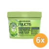 6x Garnier Fructis Hair Food Masker 3In1 Kiwi (6 x 400 ml)