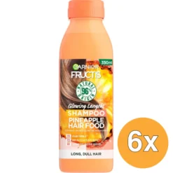 6x Garnier Fructis Hair Food Shampoo Pineapple (350 ml)