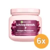 6x Garnier Loving Blends Haarmasker Grape Moisture (6 x 300 ml)
