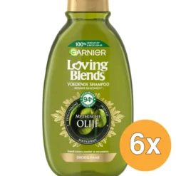 6x Garnier Loving Blends Shampoo Mytische Olijf (300 ml)