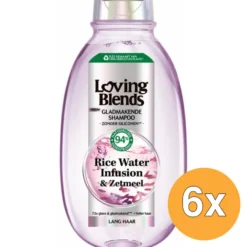 6x Garnier Loving Blends Shampoo Rice Water Infusion (300 ml)