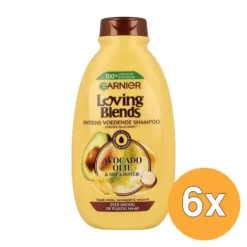 6x Garnier Loving Blends Shampoo Avocado Olie & Karite Boter (300 ml)