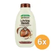 6x Garnier Loving Blends Shampoo Kokosmelk & Macadamia (300 ml)