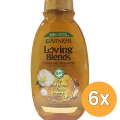 6x Garnier Loving Blends Shampoo Argan & Cameliaolie (300 ml)