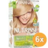 6x Garnier Nutrisse Creme 9,0/90 Blonde Pepite (1 set)