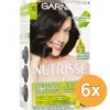 6x Garnier Nutrisse Creme 1/10 Zwart (1 stuk)