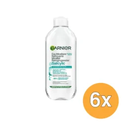 6x Garnier Skin Active Micellair Reinigingswater Salicylic (6 x 400 ml)