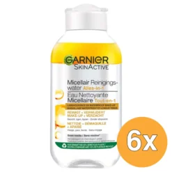 6x Garnier Skin Active Micellair Reinigingswater Olie (100 ml)