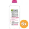 6x Garnier Skin Active Micellair Reinigings Water (400 ml)