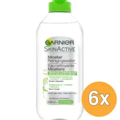 6x Garnier Skin Active Micellair Reinigingswater Gevoel+Gemengde Huid (400 ml)