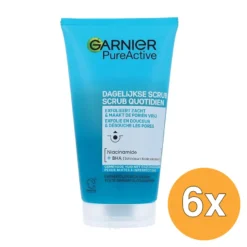6x Garnier Skin Active Pure Active Reinigingsgel Tube (150 ml)