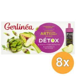 8x Gerlinéa Detox Shot Artisjok met appelsmaak (7 x 10 ml)