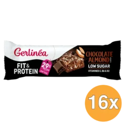 16x Gerlinea Fit & Protein Chocolate Almond Reep (45 gr)