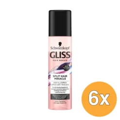 6x Gliss Kur Anti-klit spray split end mira cle (200 ml)