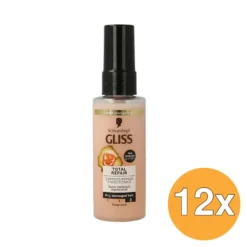 12x Gliss Kur Anti-klit spray total repair 1 9 mini (70 ml)