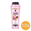 12x Gliss Kur Shampoo liquid silk (250 ml)
