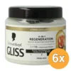 6x Gliss Kur Total Repair Mask (400 ml)