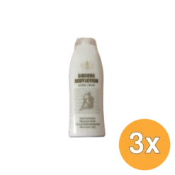3x Goldline Gingseng Bodylotion (500 ml)