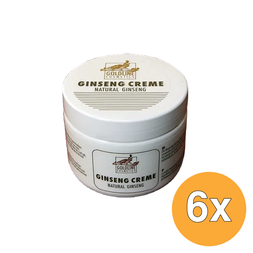 6x Goldline Gingseng Creme (250 ml)