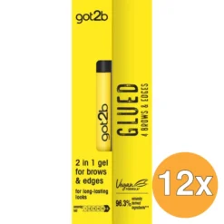 12x Got2B Glued Brows & Edges Gel (16 ml)