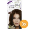 3x Hairwonder Colour & Care Dark Copper Brown 3.44 (100 ml)